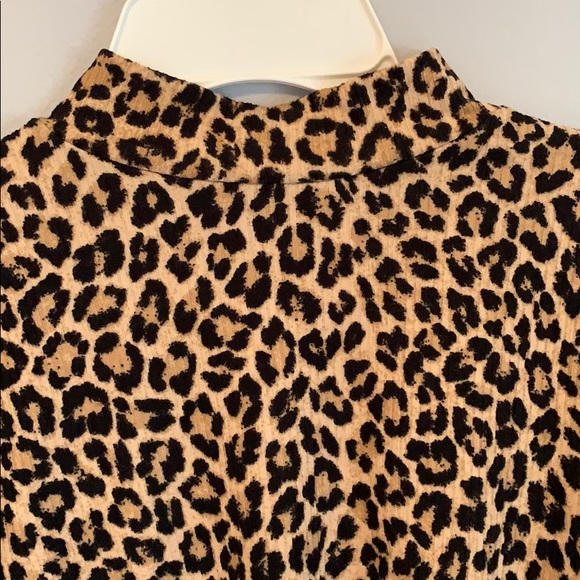 Cheetah print ribbed long sleeve - Picture 2 of 3